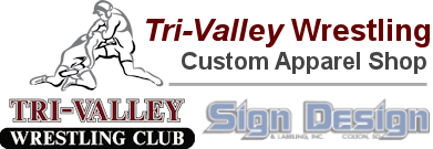 Tri-Valley Wrestling Custom Apparel